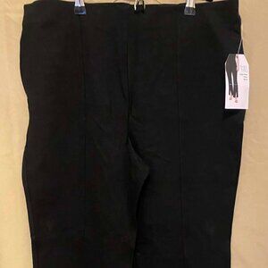 WOMEN'S NEW TIME and TRU HIGH RISE FLARE BLACK PANTS